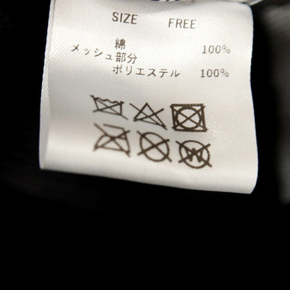 【中古】カンビオ CAMBIO ダメージ加工 メッシュキャップ 帽子 ブラックネイビー【サイズFREE】【 状態ランクB 】【 メンズ 】