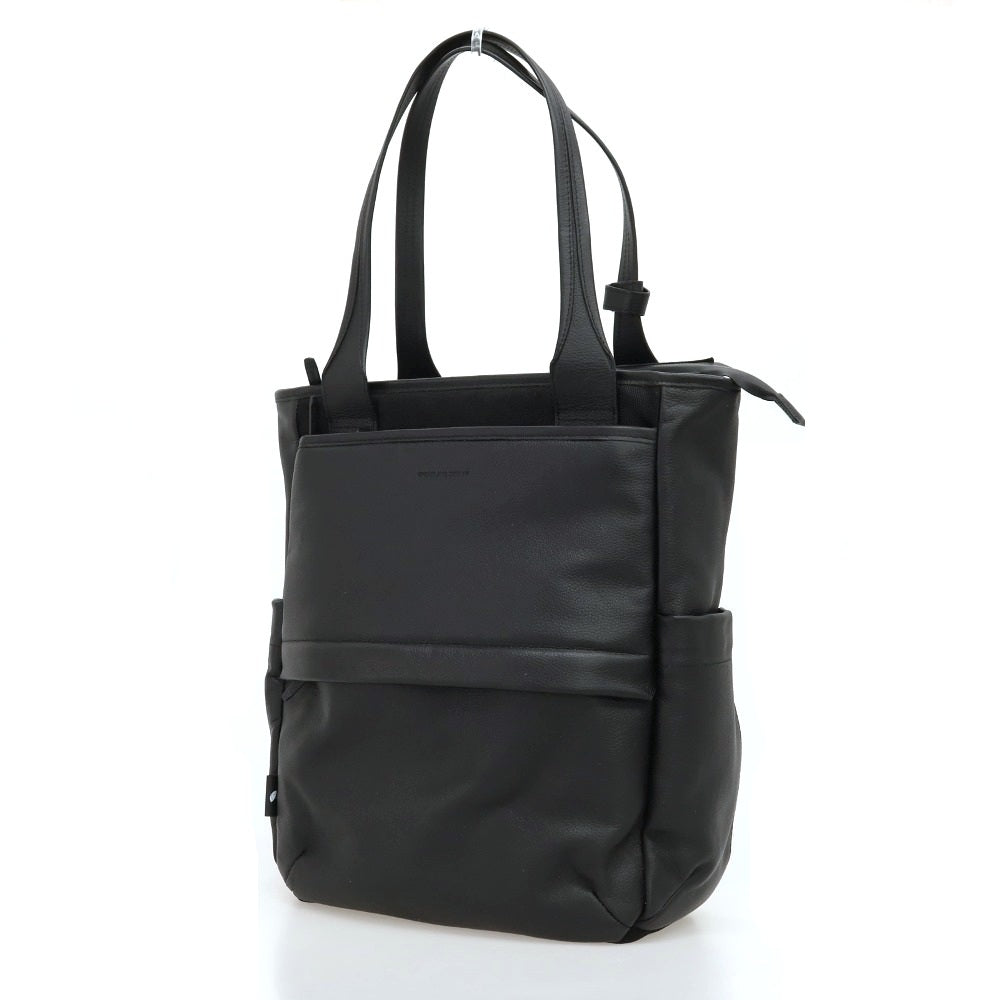 【中古】ブロスキーアンドサプライ BROSKI AND SUPPLY レザー トートバッグ ブラック【 状態ランクB 】【 メンズ 】
