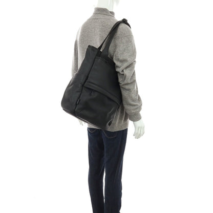 【中古】ブロスキーアンドサプライ BROSKI AND SUPPLY レザー トートバッグ ブラック【 状態ランクB 】【 メンズ 】