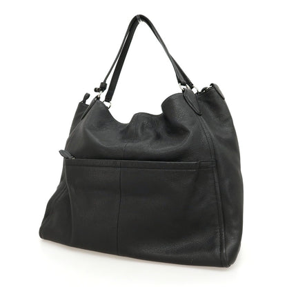 【中古】ガレリアント GALLERIANT レザー トートバッグ ブラック【 状態ランクB 】【 メンズ 】