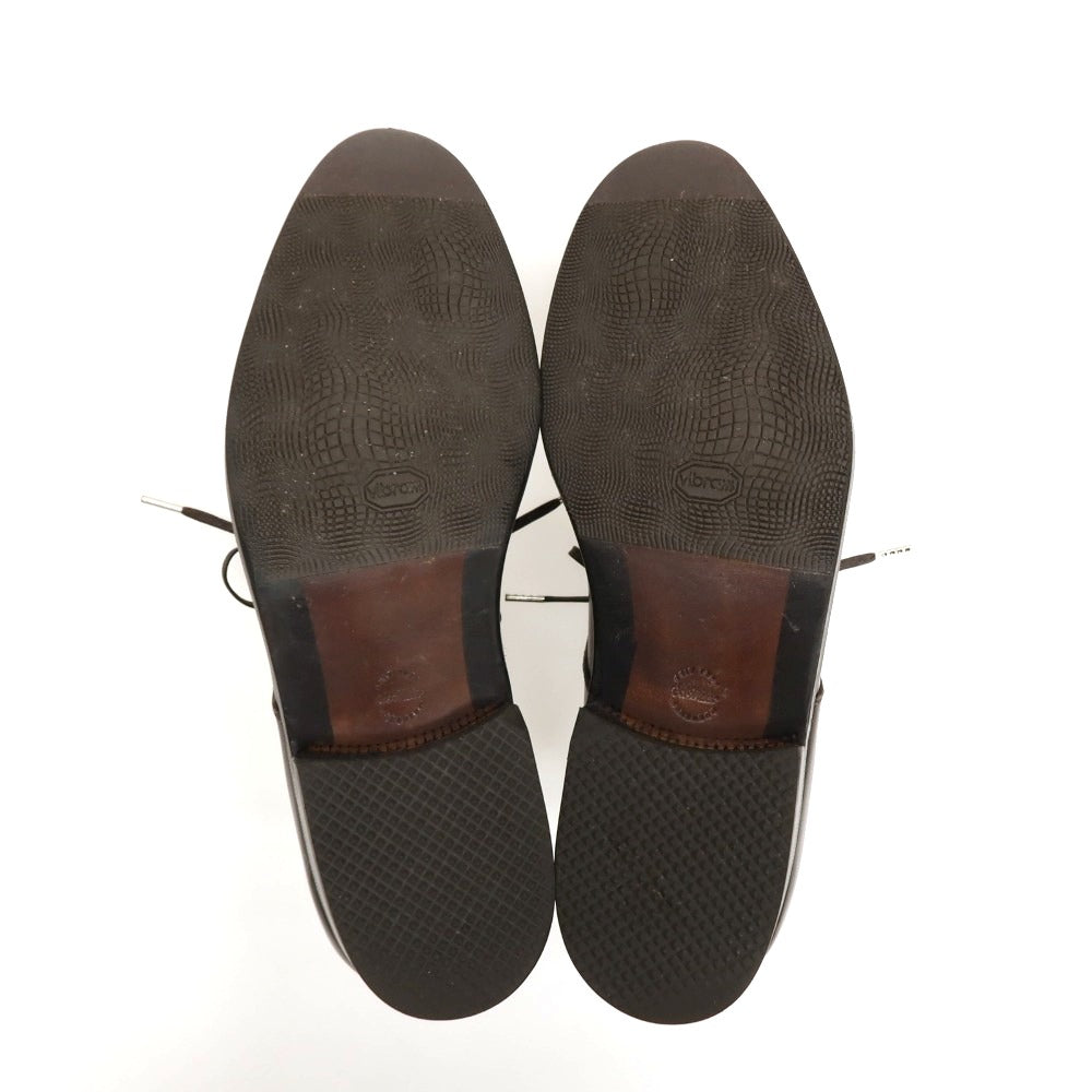 【中古】エドワードマイヤー Eduard Meier AXEL カーフ ドレスシューズ ダークブラウン【サイズ6】【 状態ランクB 】【 メンズ 】