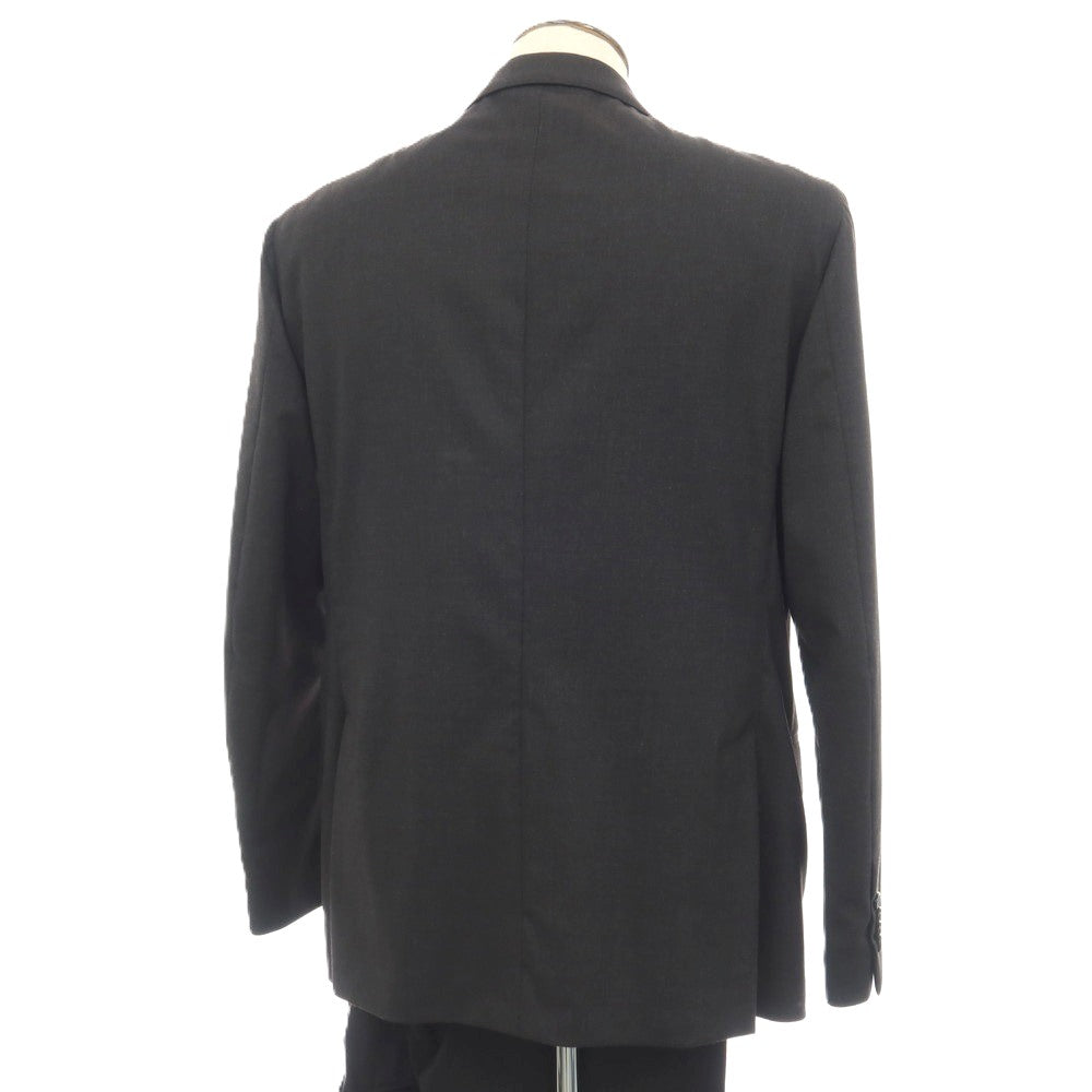 【中古】ラルディーニ LARDINI ストレッチ ウール 3つボタンスーツ ダークグレー【サイズ54】【 状態ランクA 】【 メンズ 】