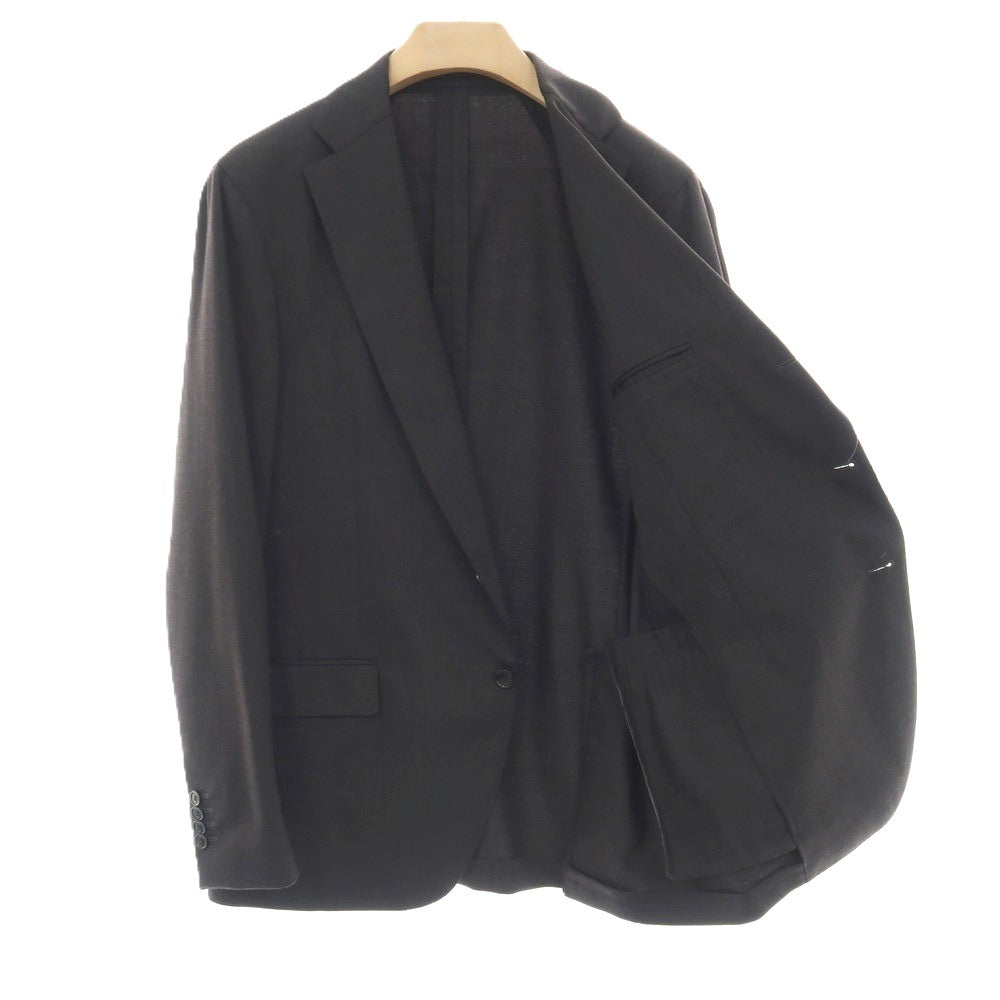 【中古】ラルディーニ LARDINI ストレッチ ウール 3つボタンスーツ ダークグレー【サイズ54】【 状態ランクA 】【 メンズ 】