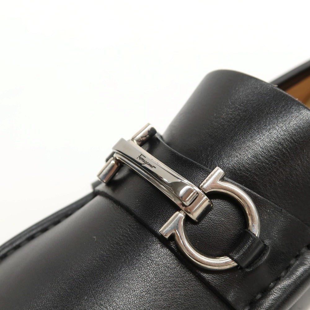 【中古】サルヴァトーレフェラガモ Salvatore Ferragamo カーフ ローファー ブラック【サイズ8 EEE】【 状態ランクB 】【 メンズ 】