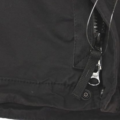 【中古】ストーンアイランド STONE ISLAND ストレッチ コットン ダブルジップ 半袖シャツ ブラック【サイズL】【 状態ランクB 】【 メンズ 】