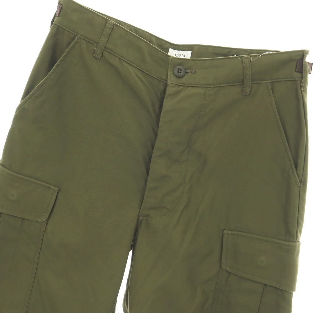 【中古】シオタ CIOTA URBAN RESEARCH別注 コットン カーゴパンツ オリーブ【サイズ5】【 状態ランクB 】【 メンズ 】