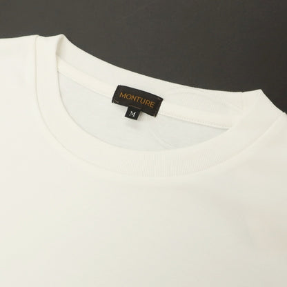 【中古】モンチュール MONTURE コットン クルーネック 半袖Ｔシャツ ホワイト【サイズM】【 状態ランクB 】【 メンズ 】