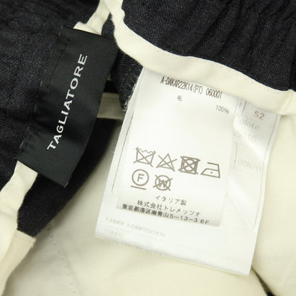 【中古】タリアトーレ TAGLIATORE SUPER110’S ウール イージースラックス パンツ チャコールグレー【サイズ52】【 状態ランクB 】【 メンズ 】