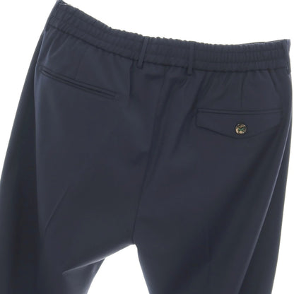 【中古】ベルウィッチ BERWICH ストレッチ ポリエステルウール イージースラックス パンツ ネイビー【サイズ50】【 状態ランクB 】【 メンズ 】