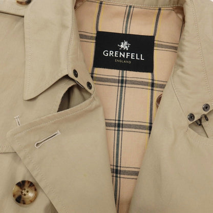 【中古】グレンフェル GRENFELL コットン トレンチコート ベージュ【サイズ36】【 状態ランクB 】【 メンズ 】
