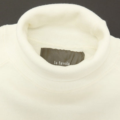 【中古】ラファーボラ La Favola コットン 裏起毛 タートルネック スウェット ホワイト【サイズ1】【 状態ランクB 】【 メンズ 】