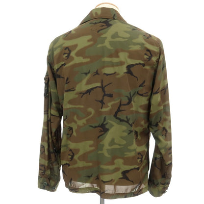 【中古】ビームスプラス BEAMS PLUS メッシュ カモフラージュ ジャカード マッピングプリント ミリタリージャケット オリーブ【サイズS】【 状態ランクB 】【 メンズ 】