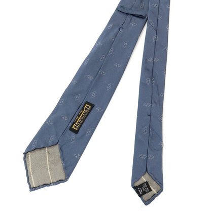 【中古】タイユアタイ TIE YOUR TIE シルク 小紋柄ネクタイ スモークブルー【 状態ランクC 】【 メンズ 】