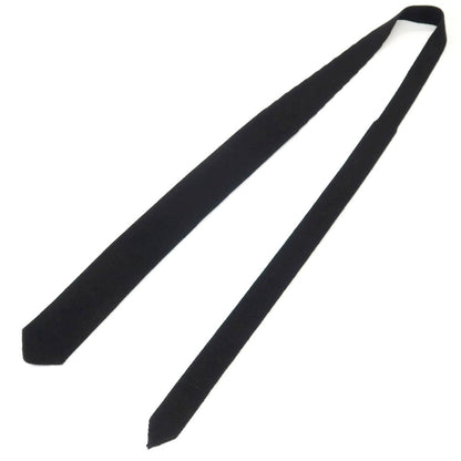 【中古】ブルブレ Blu Bre カシミヤシルク 剣先型 ニットタイ ネクタイ ブラック【 状態ランクB 】【 メンズ 】