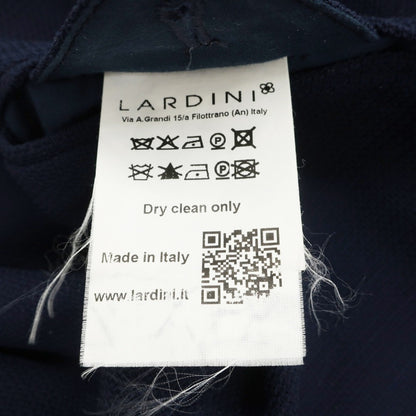 【中古】ラルディーニ LARDINI ウール ホップサック ダブル6B テーラードジャケット ネイビー【サイズ52】【 状態ランクD 】【 メンズ 】