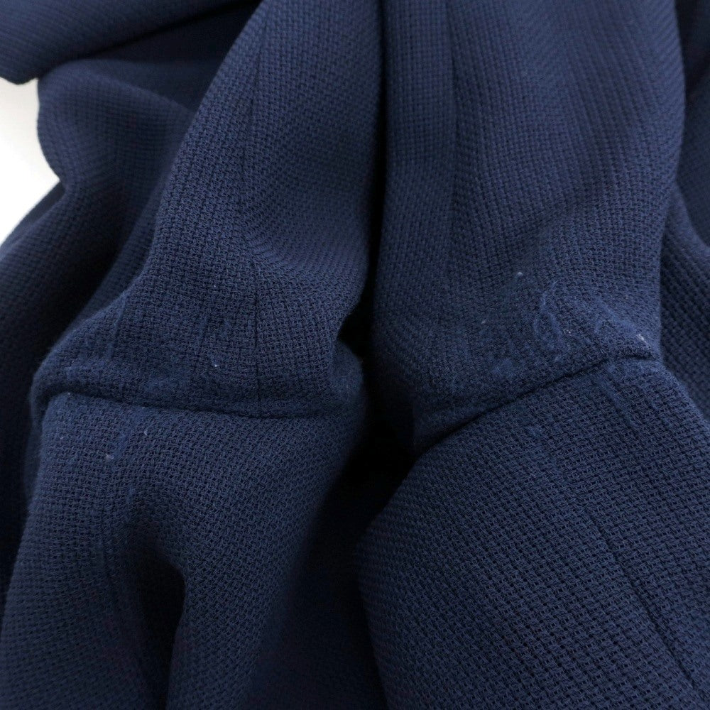 【中古】ラルディーニ LARDINI ウール ホップサック ダブル6B テーラードジャケット ネイビー【サイズ52】【 状態ランクD 】【 メンズ 】