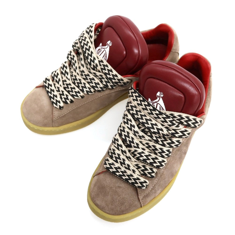 【中古】【未使用】ランバン LANVIN ×Future Hyper Curb スエード スニーカー トープ【サイズ40】【 状態ランクS 】【 メンズ 】