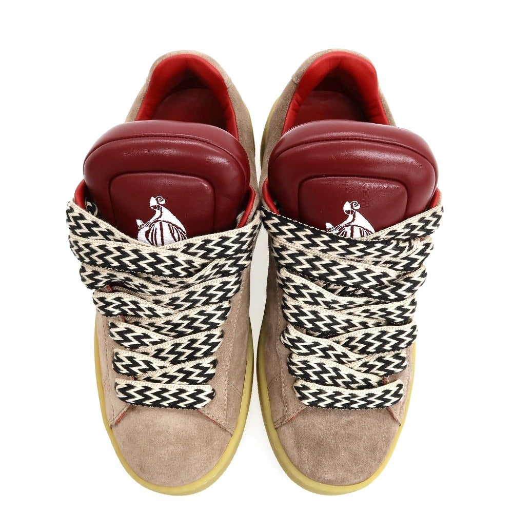 【中古】【未使用】ランバン LANVIN ×Future Hyper Curb スエード スニーカー トープ【サイズ40】【 状態ランクS 】【 メンズ 】