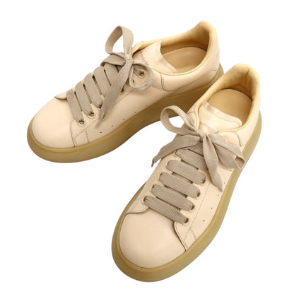 【中古】アレキサンダーマックイーン Alexander McQueen レザー スニーカー ピンクベージュ【サイズ40】【 状態ランクA 】【 メンズ 】