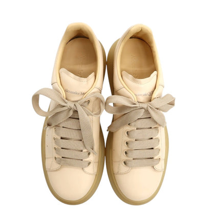 【中古】アレキサンダーマックイーン Alexander McQueen レザー スニーカー ピンクベージュ【サイズ40】【 状態ランクA 】【 メンズ 】