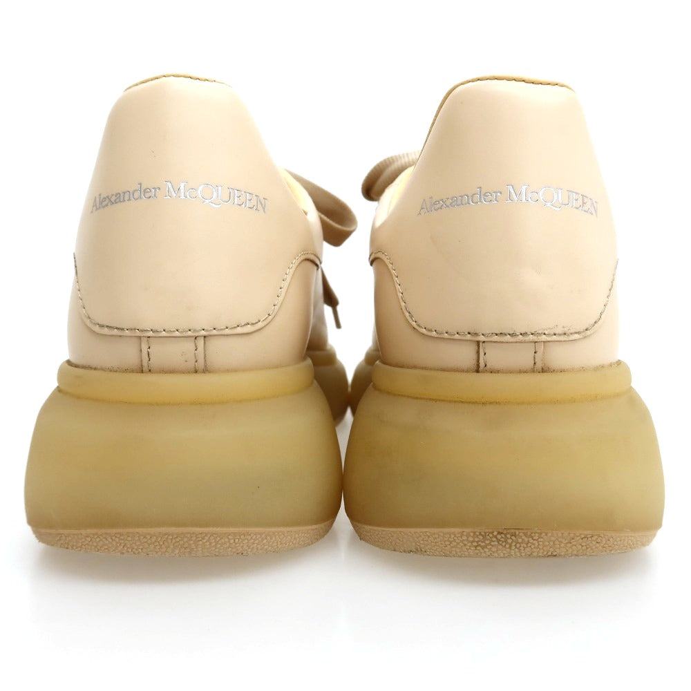 【中古】アレキサンダーマックイーン Alexander McQueen レザー スニーカー ピンクベージュ【サイズ40】【 状態ランクA 】【 メンズ 】