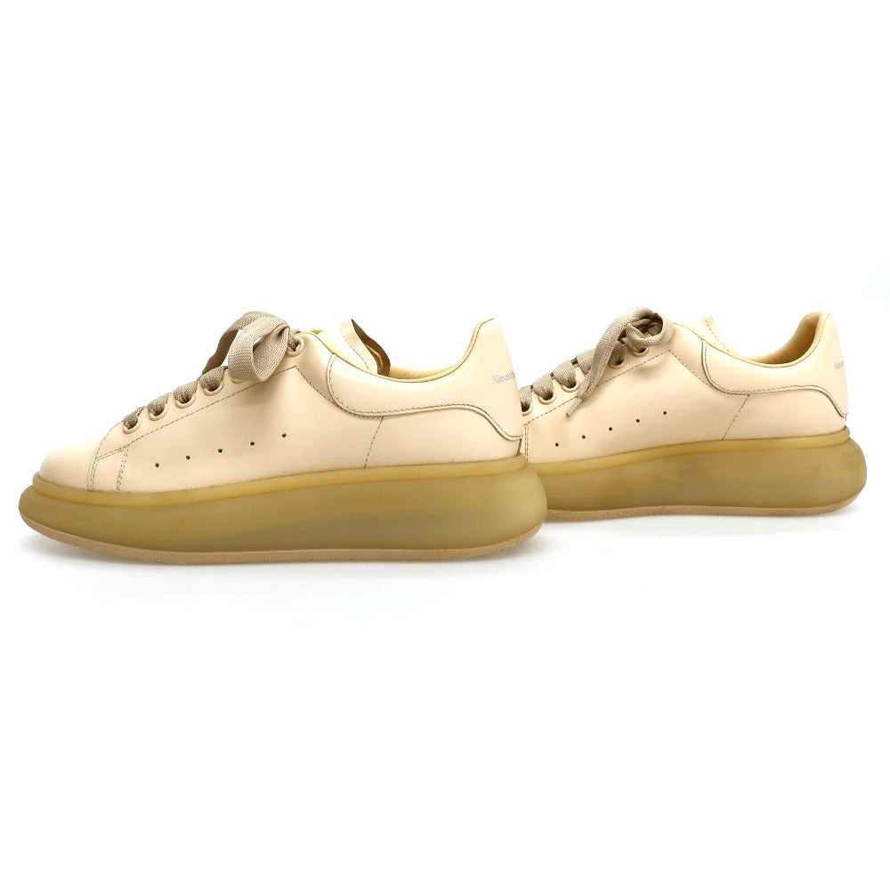 【中古】アレキサンダーマックイーン Alexander McQueen レザー スニーカー ピンクベージュ【サイズ40】【 状態ランクA 】【 メンズ 】