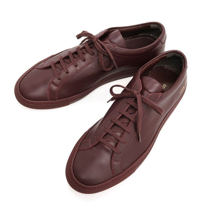 【中古】【未使用】コモンプロジェクツ COMMON PROJECTS レザー スニーカー バーガンディ【サイズ40】【 状態ランクS 】【 メンズ 】