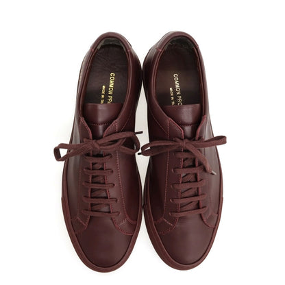 【中古】【未使用】コモンプロジェクツ COMMON PROJECTS レザー スニーカー バーガンディ【サイズ40】【 状態ランクS 】【 メンズ 】