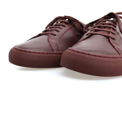 【中古】【未使用】コモンプロジェクツ COMMON PROJECTS レザー スニーカー バーガンディ【サイズ40】【 状態ランクS 】【 メンズ 】