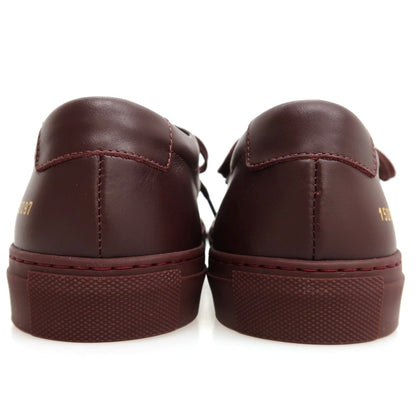 【中古】【未使用】コモンプロジェクツ COMMON PROJECTS レザー スニーカー バーガンディ【サイズ40】【 状態ランクS 】【 メンズ 】