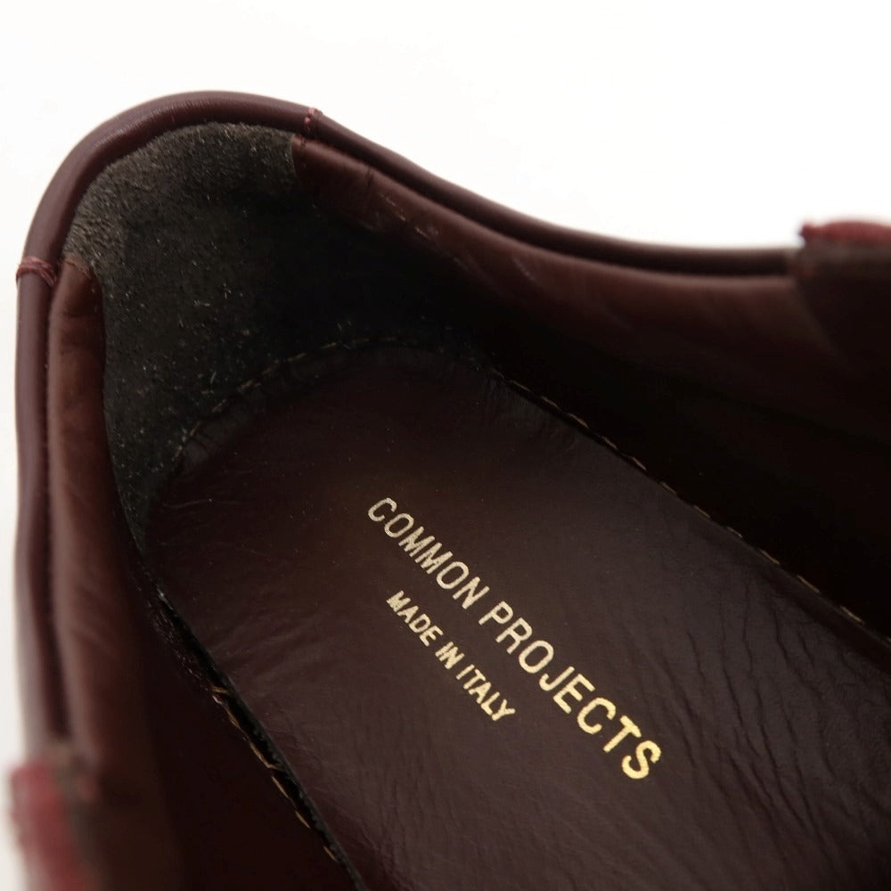 【中古】【未使用】コモンプロジェクツ COMMON PROJECTS レザー スニーカー バーガンディ【サイズ40】【 状態ランクS 】【 メンズ 】
