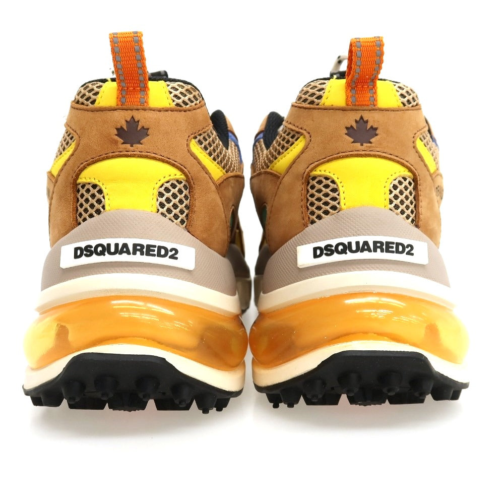 【中古】ディースクエアード DSQUARED2 Bubble スエード スニーカー ブラウンxベージュ【サイズ40】【 状態ランクA 】【 メンズ 】