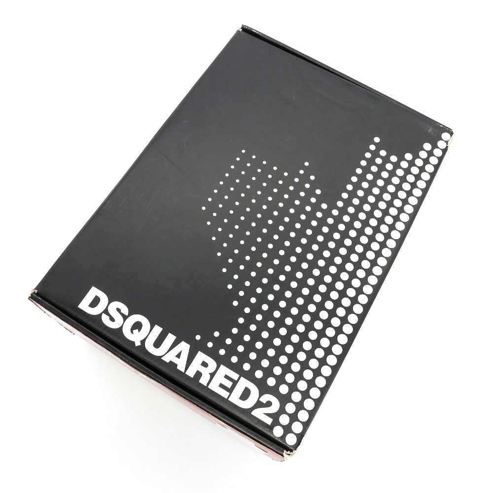 【中古】ディースクエアード DSQUARED2 Canadian レザー スニーカー ホワイトxベージュ【サイズ41】【 状態ランクB 】【 メンズ 】