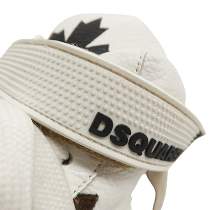 【中古】ディースクエアード DSQUARED2 Canadian レザー スニーカー ホワイトxベージュ【サイズ41】【 状態ランクB 】【 メンズ 】