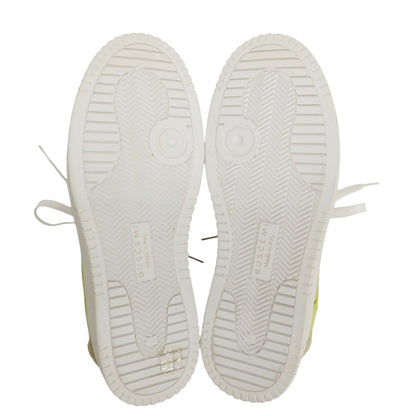 【中古】【未使用】ブシェミ BUSCEMI スエード スニーカー イエローxオレンジ【サイズ41】【 状態ランクS 】【 メンズ 】