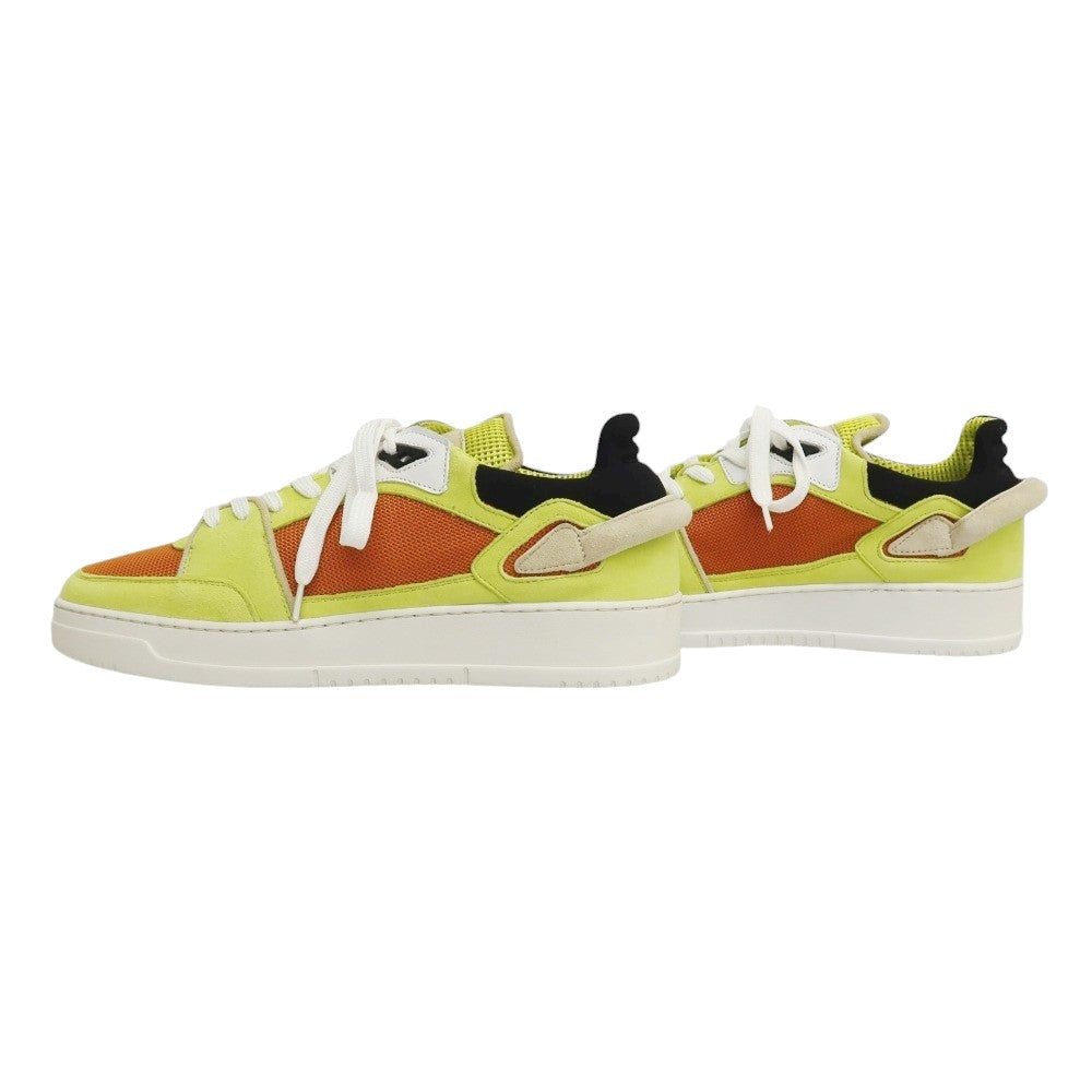 【中古】【未使用】ブシェミ BUSCEMI スエード スニーカー イエローxオレンジ【サイズ41】【 状態ランクS 】【 メンズ 】