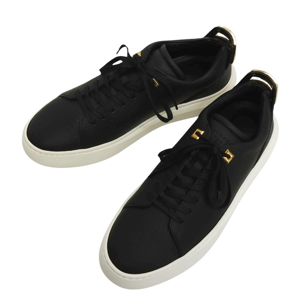【中古】【未使用】ブシェミ BUSCEMI レザー スニーカー ブラック【サイズ41】【 状態ランクS 】【 メンズ 】