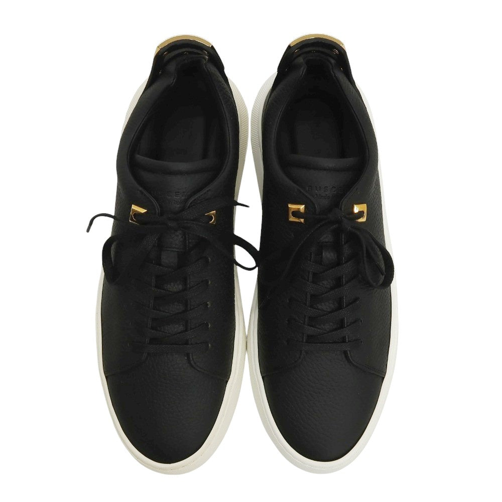 【中古】【未使用】ブシェミ BUSCEMI レザー スニーカー ブラック【サイズ41】【 状態ランクS 】【 メンズ 】