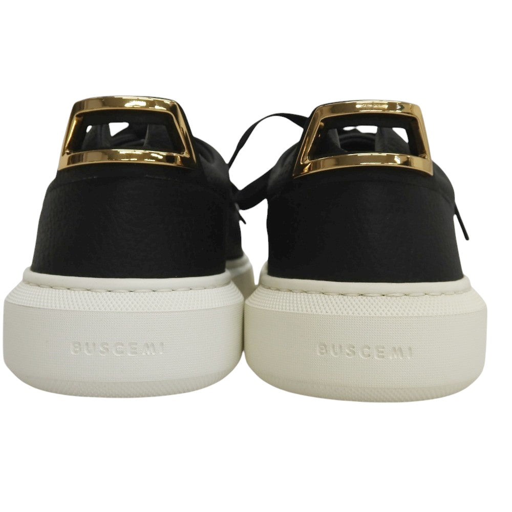 【中古】【未使用】ブシェミ BUSCEMI レザー スニーカー ブラック【サイズ41】【 状態ランクS 】【 メンズ 】