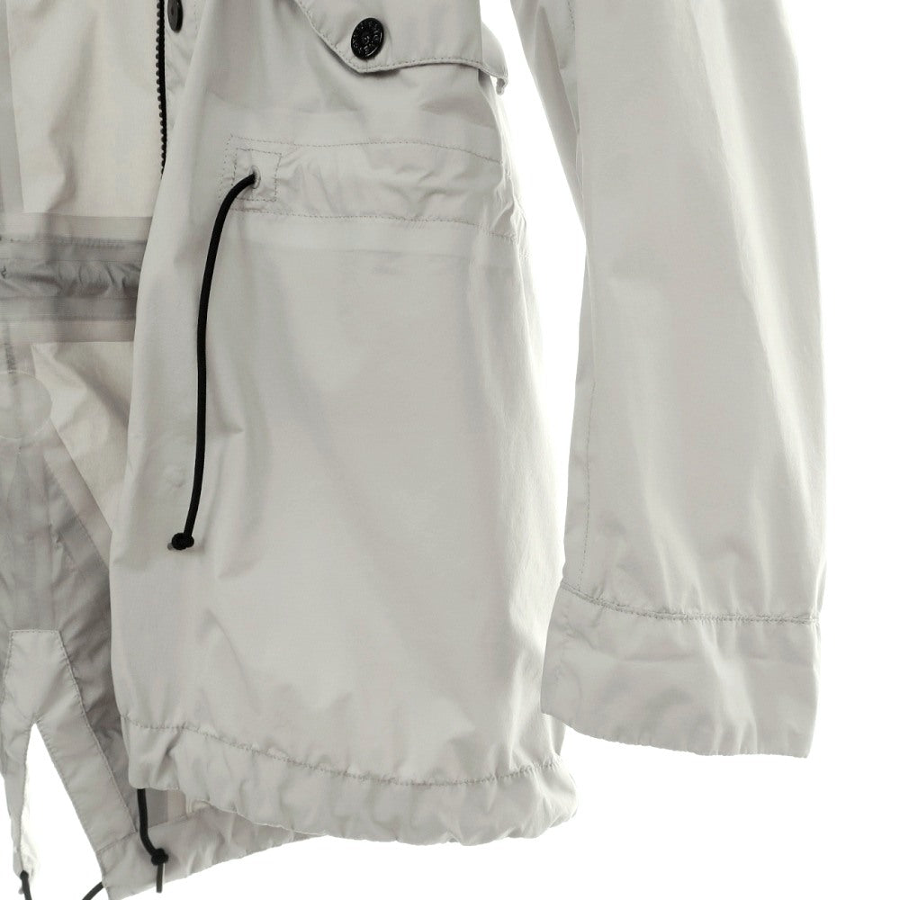 【中古】ストーンアイランド STONE ISLAND PULVER-R 3L ナイロン フィッシュテール ジャケット ブルゾン ライトグレー【サイズS】【 状態ランクB 】【 メンズ 】