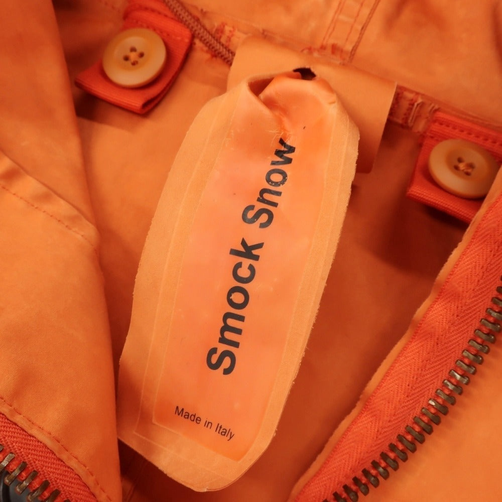 【中古】テンシー Ten c Smock Snow ポリエステルナイロン フーデッド フィールドジャケット オレンジ【サイズ46】【 状態ランクB 】【 メンズ 】