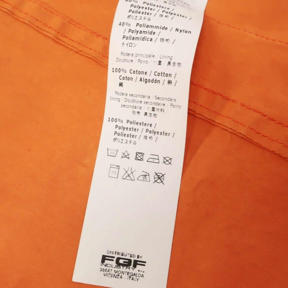 【中古】テンシー Ten c Smock Snow ポリエステルナイロン フーデッド フィールドジャケット オレンジ【サイズ46】【 状態ランクB 】【 メンズ 】