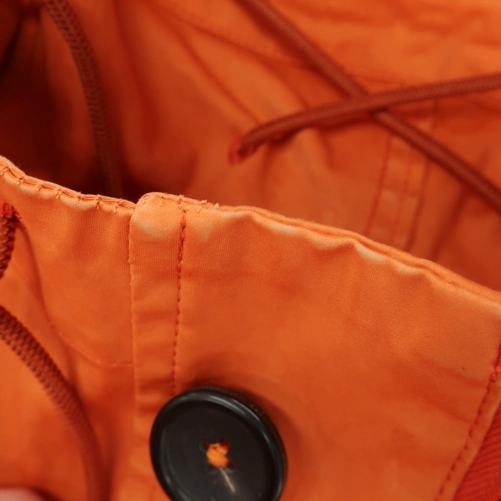 【中古】テンシー Ten c Smock Snow ポリエステルナイロン フーデッド フィールドジャケット オレンジ【サイズ46】【 状態ランクB 】【 メンズ 】
