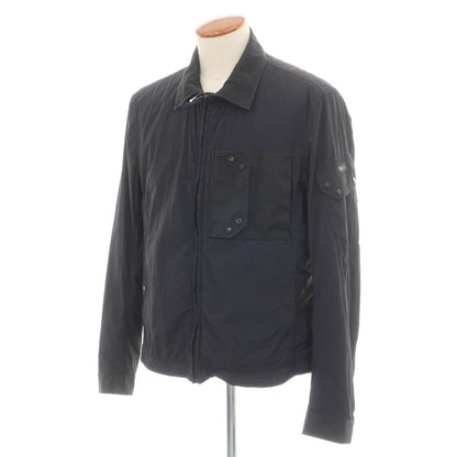 【中古】テンシー Ten c Mid Layer ジップアップ ナイロンジャケット ブルゾン ブラック【サイズ46】【 状態ランクB 】【 メンズ 】