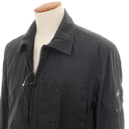 【中古】テンシー Ten c Mid Layer ジップアップ ナイロンジャケット ブルゾン ブラック【サイズ46】【 状態ランクB 】【 メンズ 】