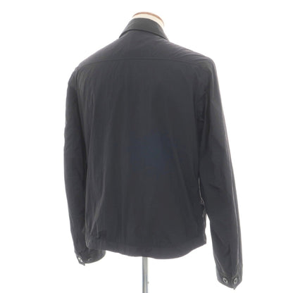 【中古】テンシー Ten c Mid Layer ジップアップ ナイロンジャケット ブルゾン ブラック【サイズ46】【 状態ランクB 】【 メンズ 】