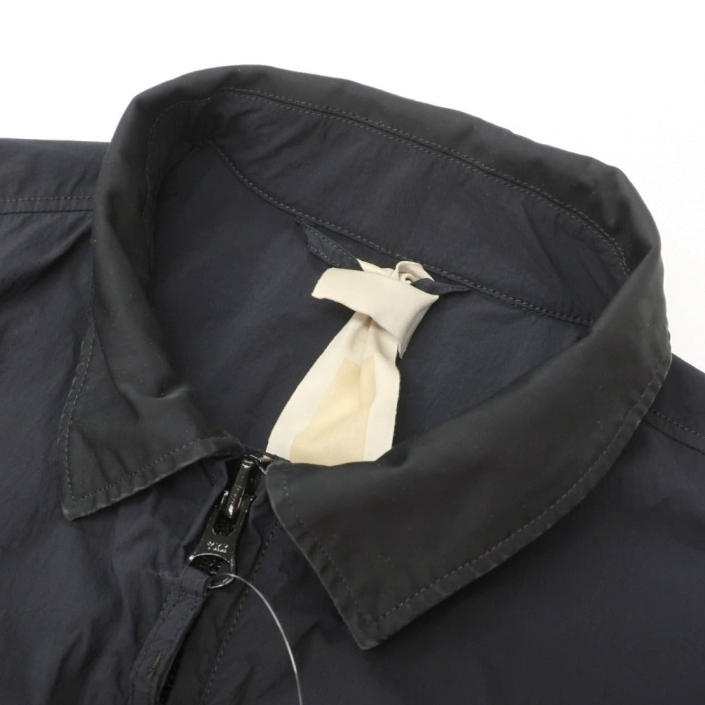【中古】テンシー Ten c Mid Layer ジップアップ ナイロンジャケット ブルゾン ブラック【サイズ46】【 状態ランクB 】【 メンズ 】
