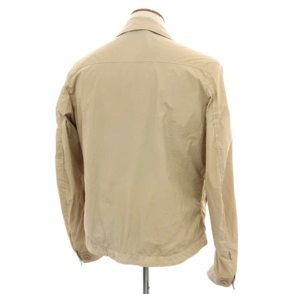 【中古】テンシー Ten c Mid Layer ジップアップ ナイロンジャケット ブルゾン ベージュ【サイズ46】【 状態ランクC 】【 メンズ 】