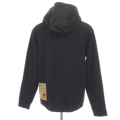 【中古】テンシー Ten c Knits コットン 異素材切り替え ハーフジップ プルオーバー パーカー ブラック【サイズS】【 状態ランクB 】【 メンズ 】