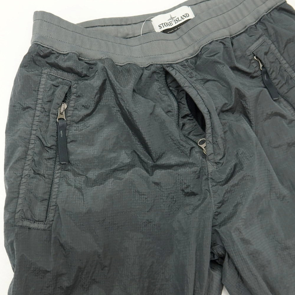 【中古】ストーンアイランド STONE ISLAND リップストップ ナイロン イージーパンツ グレー【サイズS】【 状態ランクB 】【 メンズ 】